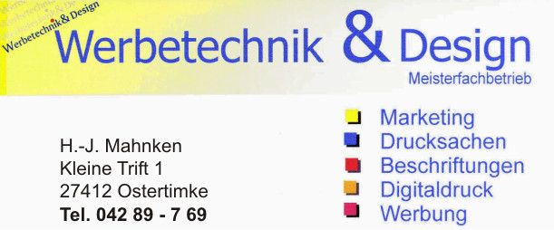 Werbetechnik & Design H.-J. Mahnken - Meisterfachbetrieb