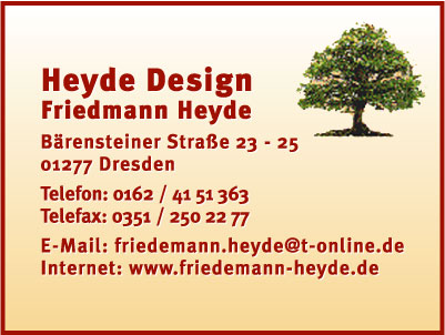 Heyde Design - Friedmann Heyde