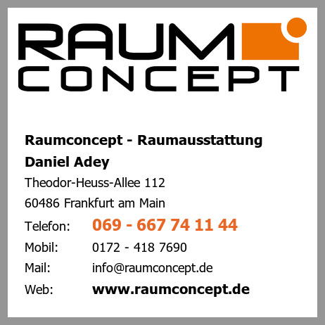 Adey, Daniel Raumconcept - Raumaustattung