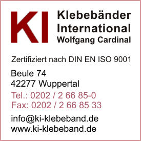 KI Klebebnder International Wolfgang Cardinal e.K.