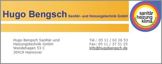 Bengsch Sanitr- und Heizungstechnik GmbH, Hugo