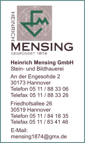 Mensing GmbH, Heinrich
