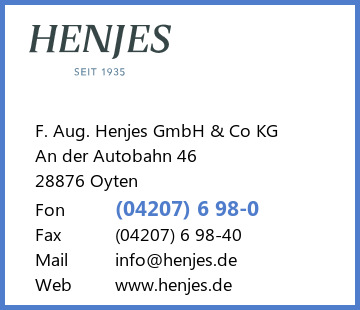 Henjes GmbH & Co., F. August