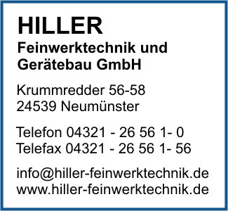 HILLER Feinwerktechnik und Gertebau GmbH