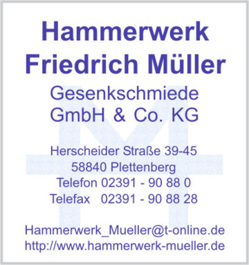 Hammerwerk Friedrich Mller GmbH & Co. KG