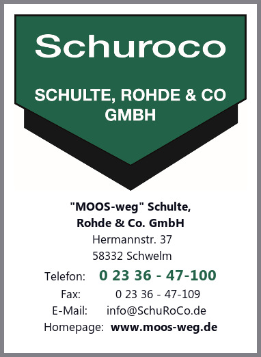 "MOOS-weg" Schulte, Rohde & Co. GmbH
