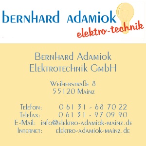 Adamiok Elektroinstallation GmbH, Bernhard