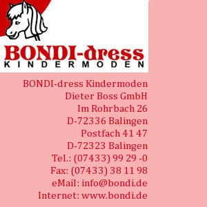 BONDI-dress Kindermoden Dieter Boss GmbH