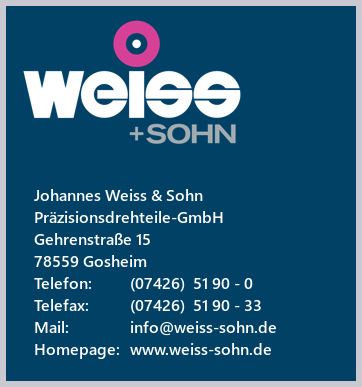 Johannes Weiss & Sohn Przisionsdrehteile-GmbH