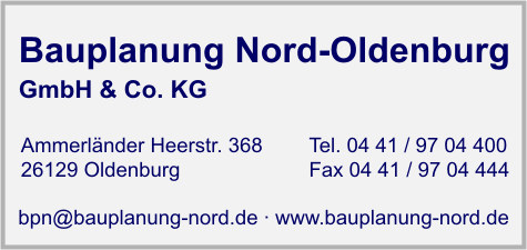 Bauplanung Nord-Oldenburg GmbH & Co. KG