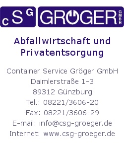 Container CSG Grger GmbH