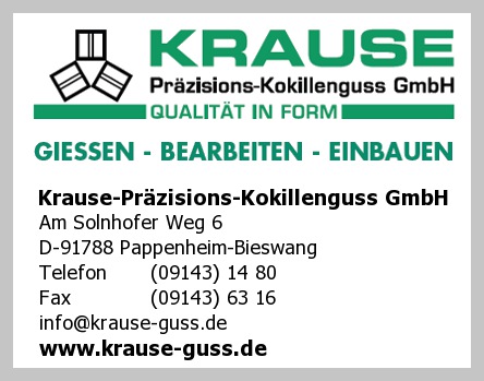 KRAUSE Przisions-Kokillenguss GmbH