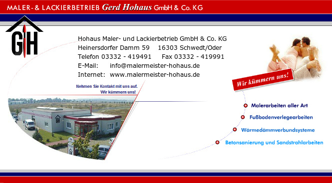 Hohaus Maler- und Lackierbetrieb GmbH & Co. KG, Gerd