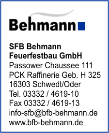 SFB Behmann Feuerfestbau GmbH