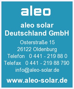 aleo solar Deutschland GmbH