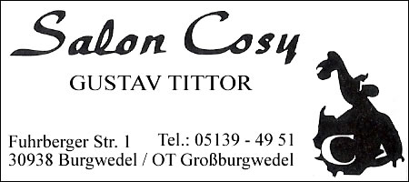 Salon Cosy, Inh. Gustav Tittor