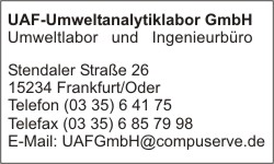 UAF-Umweltanalytiklabor GmbH