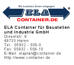 ELA Container fr Baustellen und Industrie GmbH
