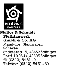 Mller & Schmidt Pfeilringwerk GmbH & Co. KG