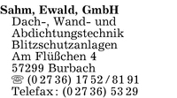 Sahm GmbH, Ewald