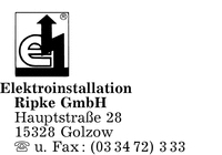 Elektroinstallation Ripke GmbH