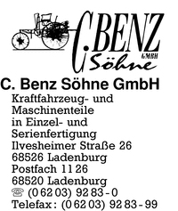 Benz Shne GmbH, C.