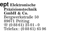 EPT Elektronische Przisionstechnik GmbH & Co.