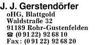 Gerstendrfer OHG, J. J.