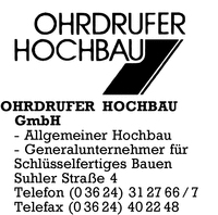 Ohrdrufer Hochbau GmbH