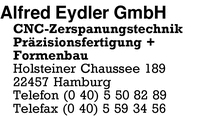 Eydler GmbH, Alfred