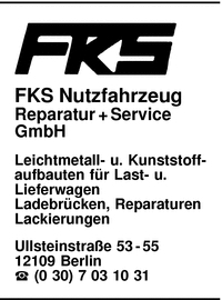 FKS Nutzfahrzeug Reperatur + Service GmbH