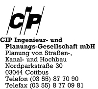 CIP-Ingenieur- und Planungs-Gesellschaft mbH