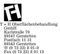 T + H Oberflchenbehandlung GmbH