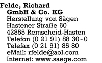 Felde GmbH & Co. KG, Richard