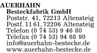 Auerhahn Besteckfabrik GmbH