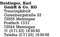 Steidinger GmbH & Co. KG, Karl