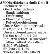 AM Oberflchentechnik GmbH