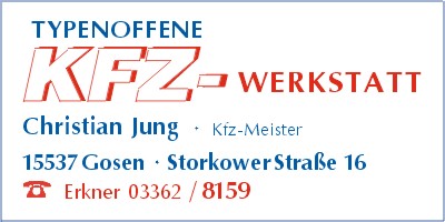 KFZ-Werkstatt Kfz-Meister Christian Jung