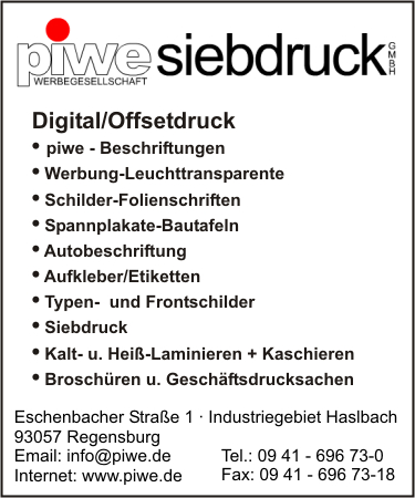 Piwe Siebdruck GmbH