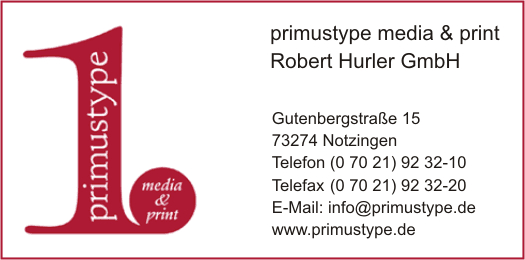 primustype media & print Robert Hurler GmbH