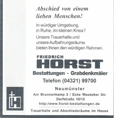 Horst, Friedrich - Inhaber Horst-Peter Khn e.K.