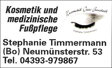 Kosmetik-Oase-Boostedt, Inh Stephanie Timmermann
