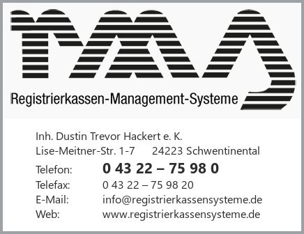 Registrierkassen-Management-Systeme, Inh. Dustin Trevor Hackert e.K.