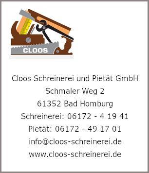 Cloos Schreinerei und Piett GmbH