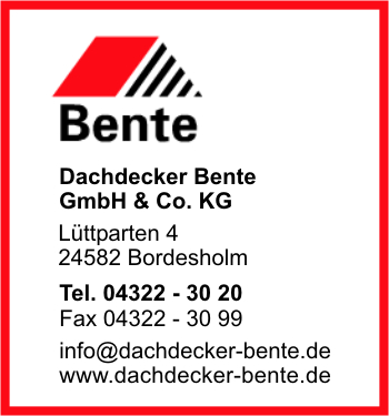 Dachdecker Bente GmbH & Co. KG