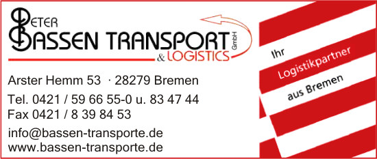Bassen Transport & Logistics GmbH, Peter