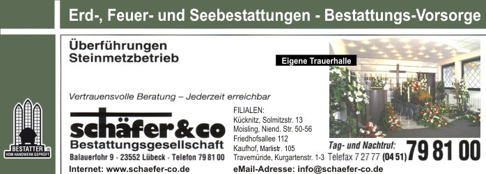 Bestattungsgesellschaft Schäfer & Co.