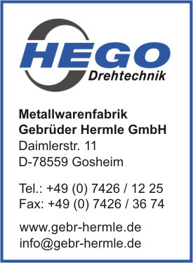 Gebr. Hermle GmbH Metallwarenfabrik