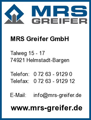 Firmenregister.de - Firmenadressen - Branche(n) Greifer