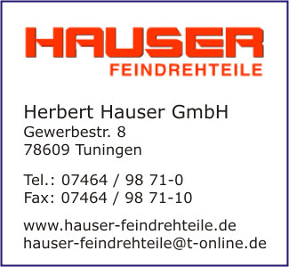 Hauser GmbH, Herbert
